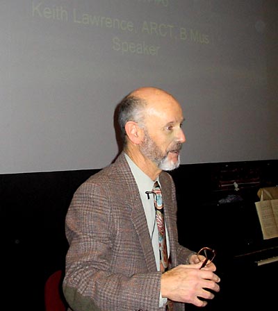 Keith lecturing at SFU